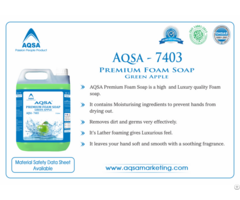 Premium Foam Soap Green Apple Aqsa 7403