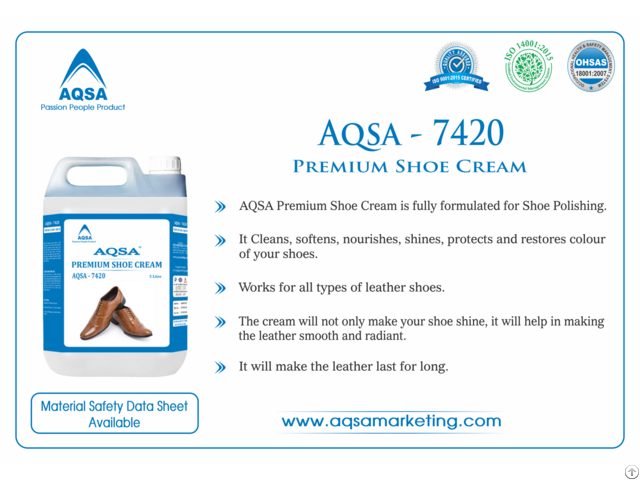 Premium Shoe Cream Aqsa 7420