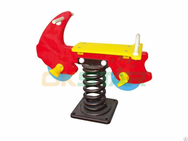 Horse Spring Rider For Outdoor Playground Center