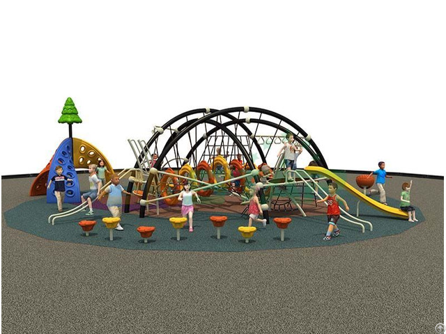 Kids Outdoor Play Zone Commercial Grade Playground Equipment