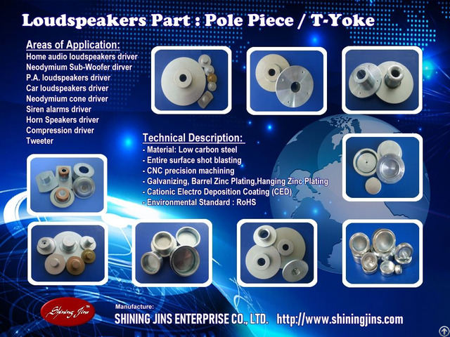 T Yoke Speakers Part Made In Taiwan