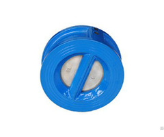 Wafer Type Dual Disc Check Valve