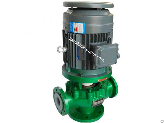 Vertical Pipeline Fluoropastic Liner Chemical Transfer Pump
