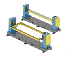 Single Axis Welding Positioner Head And Tail Frame