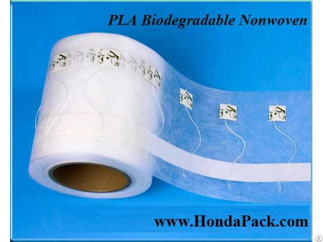 Wholesale Biodegradable Pla Mesh Pyramid Tea Bags Materials For Packaging Machine