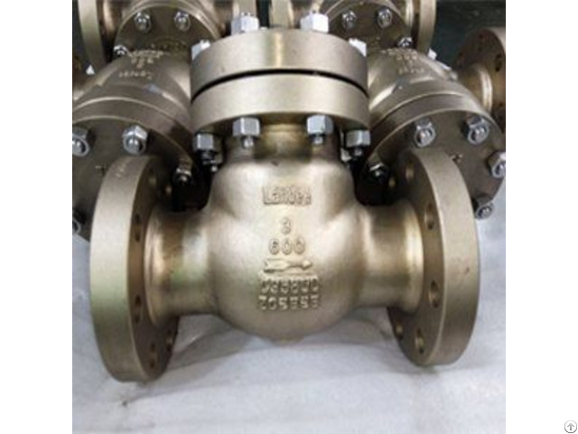 Aluminum Bronze Swing Check Valve C95800 Dn80 Pn100