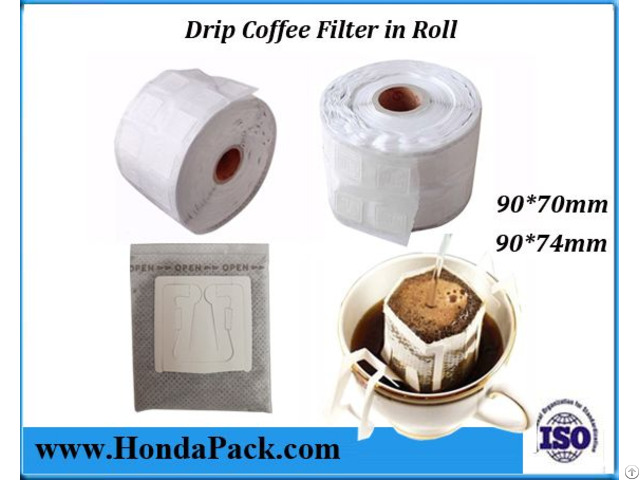 Single Serve Drip Coffee Bag Filter For Packing Machine
