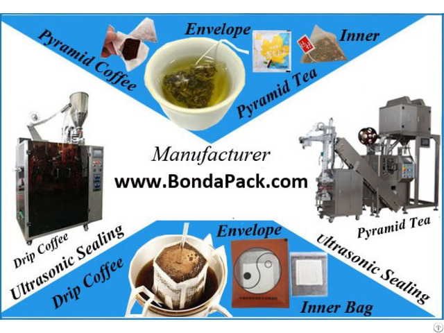 Biodegradable Pla Nonwoven Pyramid Tea Bag Packaging Machine