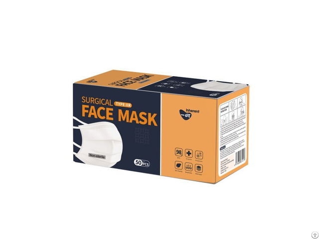 Ce En14683 Type Iir Surgical Mask White Box