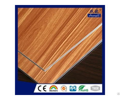 Wooden Surface Fire Proof Aluminium Composite Panel