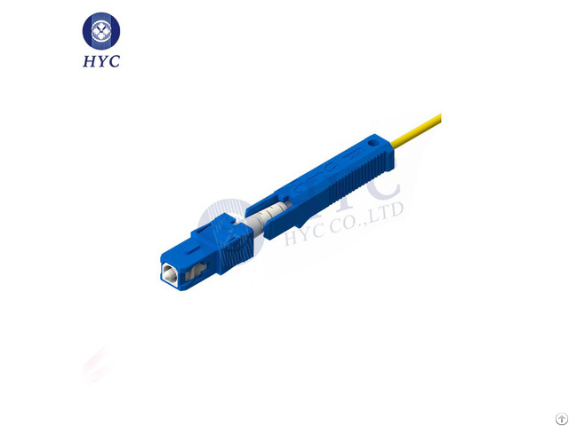 Secure Keyed Sc Fiber Optic Connector