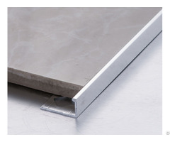 Aluminum Tile Trim L Shape Matt Silver High Quality Decoration Strip