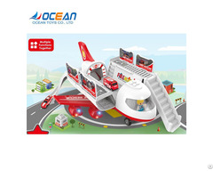 Multifunctional Storage 2ch Plastic Kids Electric Toy Rc Plane With Light Music