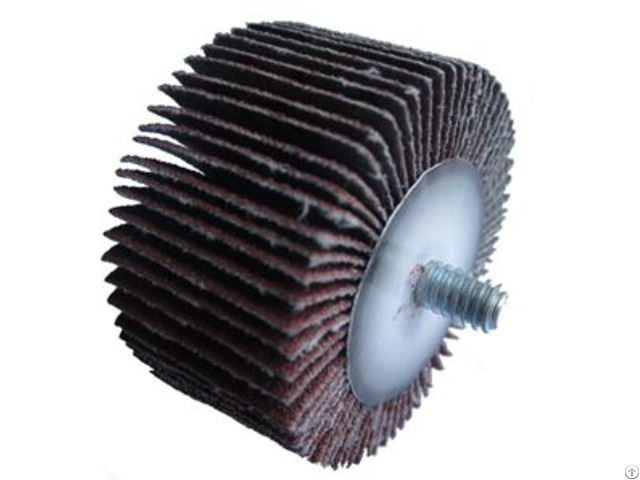 Flap Wheel With Male Thread Shaft