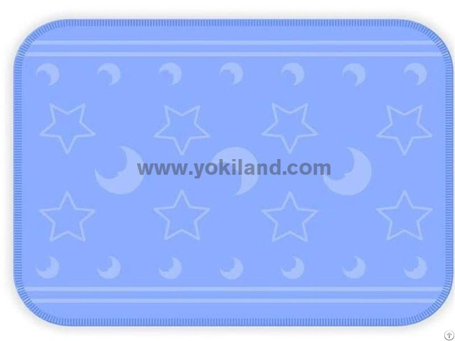 100 Percent Polyester Embossed Baby Blanket Ykb1934