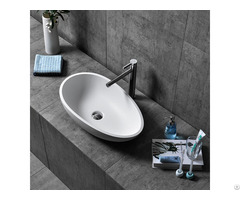 Solid Surface Bathroom Wash Sink Artificial Stone High End Basins Manufacturer And Supplier In China