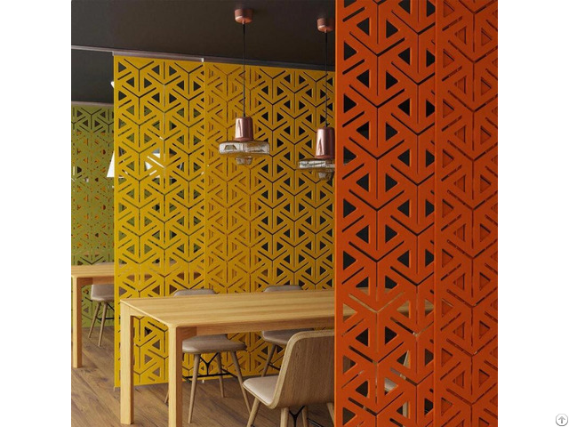 Acoustic Hanging Partitions Decorate In Working Area