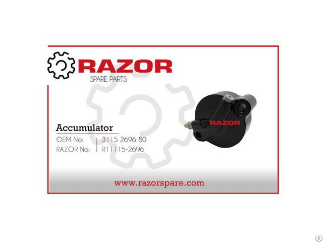 Accumulator 3115 2696 80 Razor Spare Parts