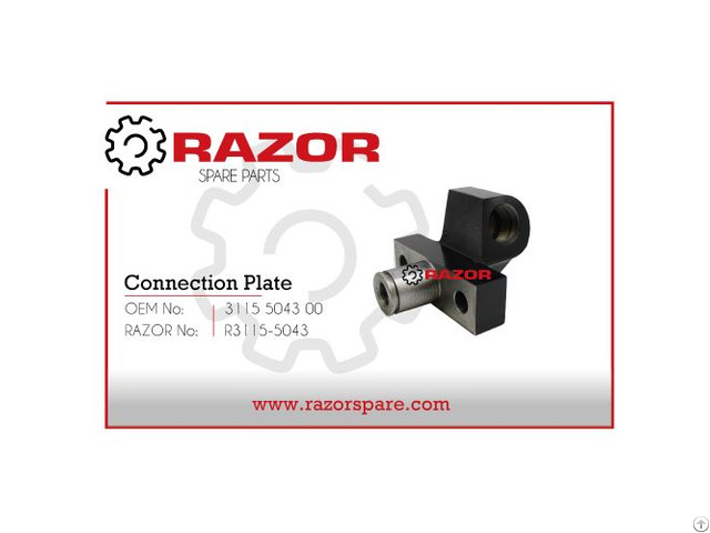 Connection Plate 3115 5043 00 Razor Spare Parts