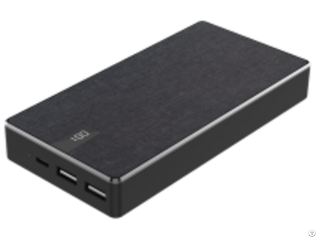 20000mah Fabric Digital Power Bank