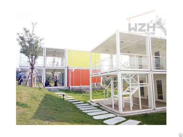 Low Cost Interior Design Office Solar Power Prefab Flat Pack Container Home House