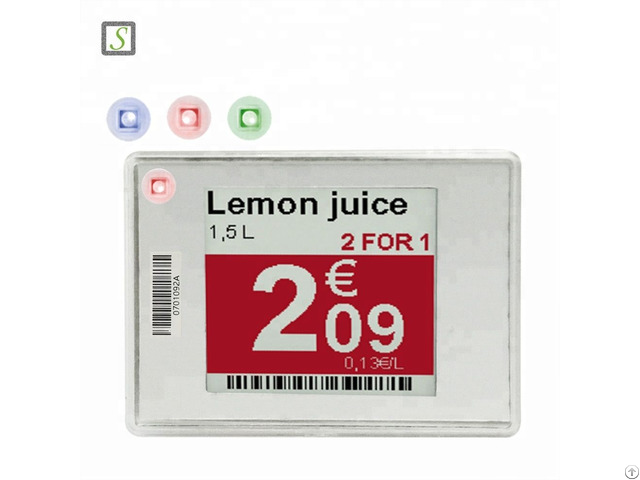 Supermarket Esl Digital E Ink Display Electronic Shelf Label