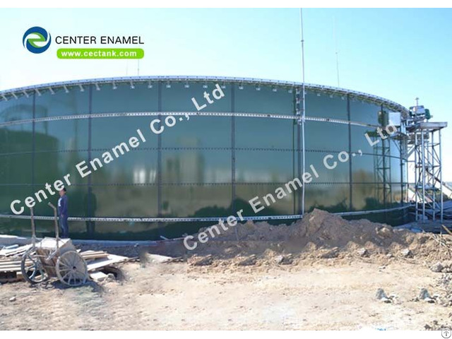 Customized Glass Fused To Steel Anaerobic Digester Tank With Super Corrosion Resistance