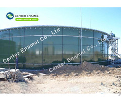 Customized Glass Fused To Steel Anaerobic Digester Tank With Super Corrosion Resistance