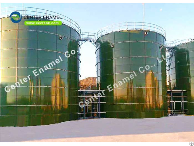 Blue Anaerobic Digester Tank With Double Membrane