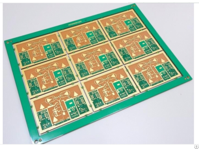 Rogers 4350b Fr4 Hybrid Immersion Gold 4layers Board