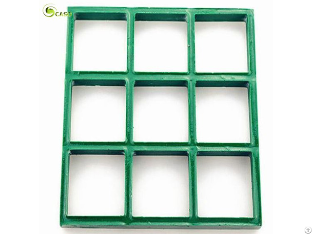 Square Mesh Type Vinyl Ester Drain Cover Grp Car Wash Station Grating