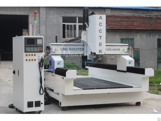 Four Axis Cnc Router Machine For Wooden Carving