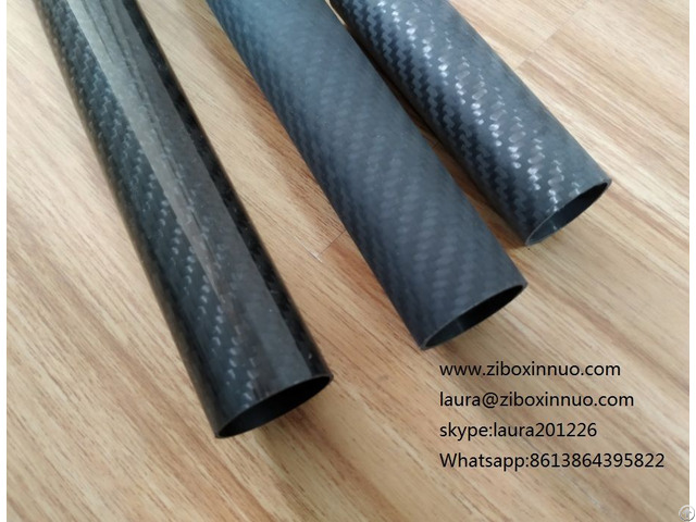 Twill Weave Glossy Matte Sanded Carbon Fiber Tubes Frames For Kite Bone Tools Toys