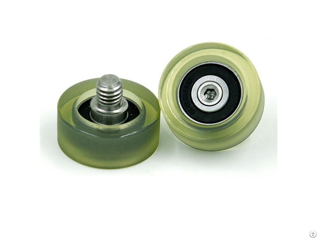 Pu62522 9c1l6m6 Plastic Roller Wheel Pu Polyurethane Bearing 22mm