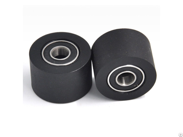 Put69830 20 Polyurethane Wheels With Double Bearings 698 2rs 8x30x20mm Motorized Conveyor Pulley