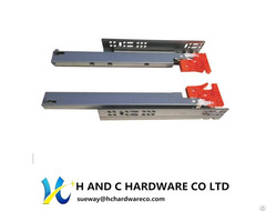 Push To Opening Soft Close Ball Bearing Drawer Slides China Factory