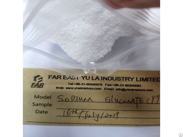 Sodium Gluconate 99 Percent Purity