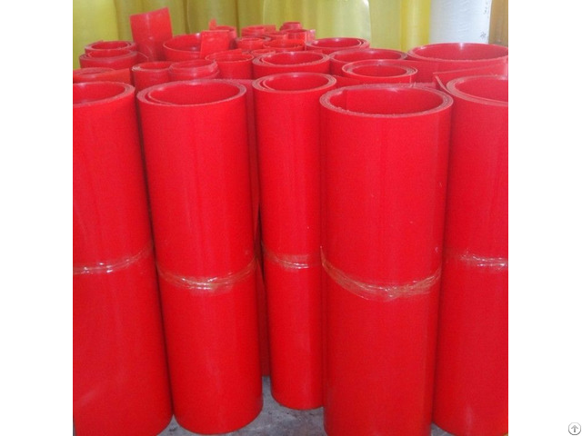 Red Color 65a 75a 85a 90a 95a Casting Polyurethane Pu Sheets Supplier From China