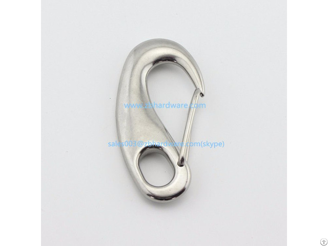 Stainless Steel Small Egg Shape Snap Hook