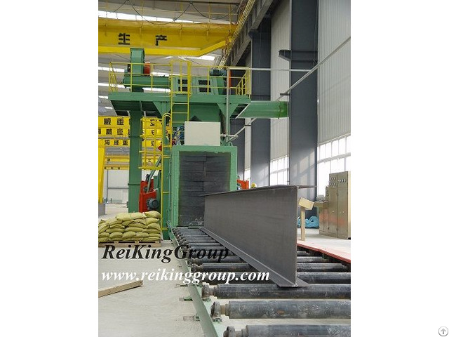 Structural Steel Through Shot Blasting Machine