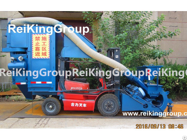 Vehicular Steel Plate Rust Removing Machine