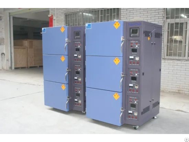 Lab Test Machine Three Layer Thermal Precision Oven For Electronic Instrumentation