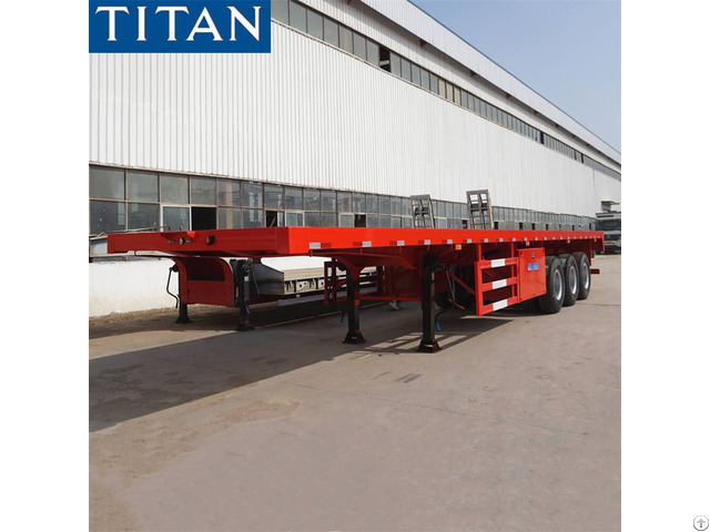 Several Kinds Of Suspensions For Container Flat Bed Semi Trailer