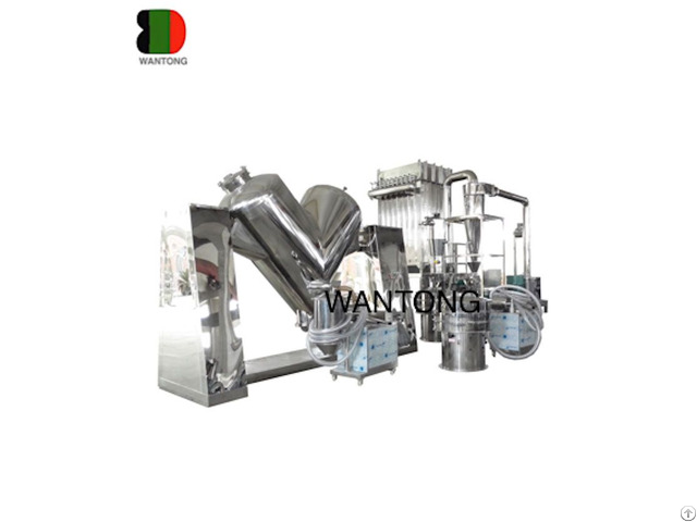 V Shaped Mixer Mixing Production Line