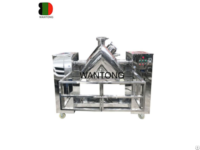 V Shaped Mixer Mixing Machine With Protective Guard