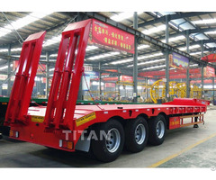 Tri Axle Low Loader Trailer For Sale In Tanzania