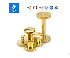 Brass Slot Flat Beveled Head Chicago Screw