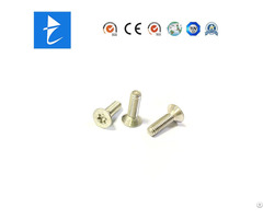 Custom Steel Nickel Plated Rust Anti Torx Socket Flat Head Machine Screws For Outdoor