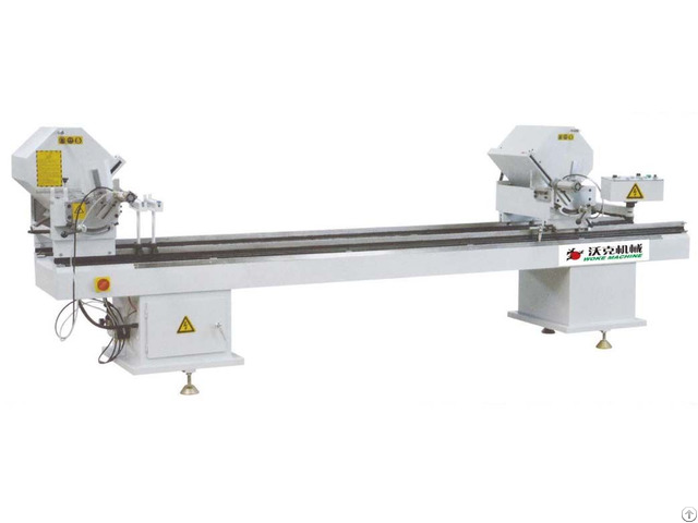 Aluminum Pvc Profile Double Head Cutting Saw Machine