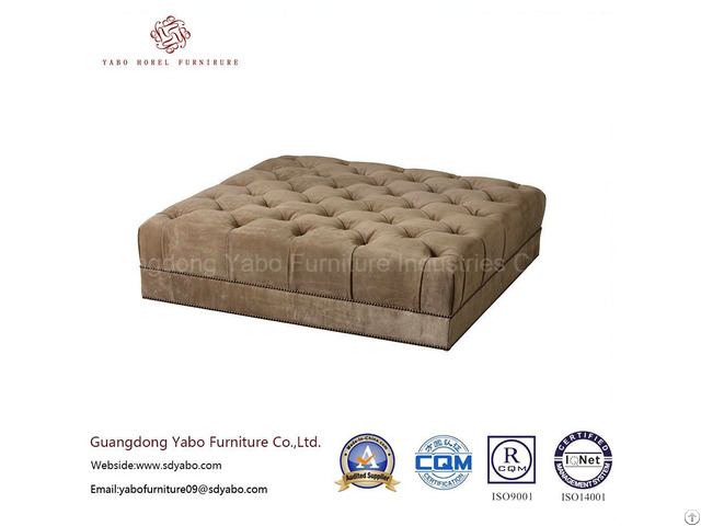 Five Star Hotel Furniture For Square Leisure Sofa Ottoman 6312o 1